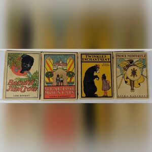 Twinkle Tales 4 Vols of 6 1906 Laura Bancroft (Pseud) L. Frank Baum - SEE PHOTOS